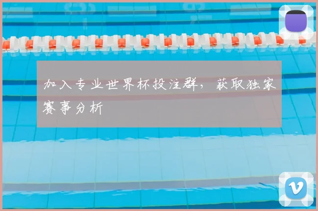 加入专业世界杯投注群，获取独家赛事分析